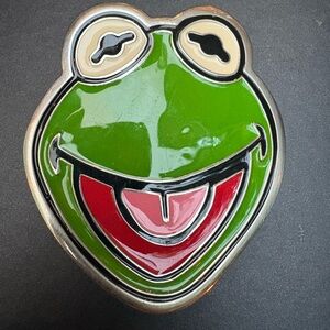 Vintage Kermit the Frog Enamel Belt buckle